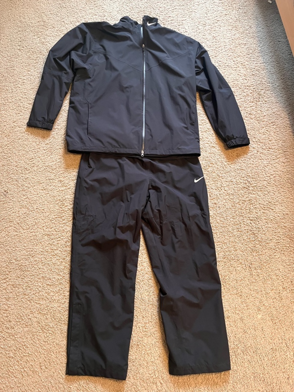 Nike Storm Fit Jacket & Pants Set, Black, XXL